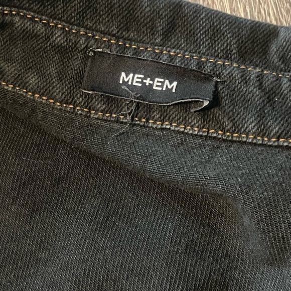 ME+EM | Long Sleeve Belted Denim Utility Jumpsuit RARE - Picture 2 of 15